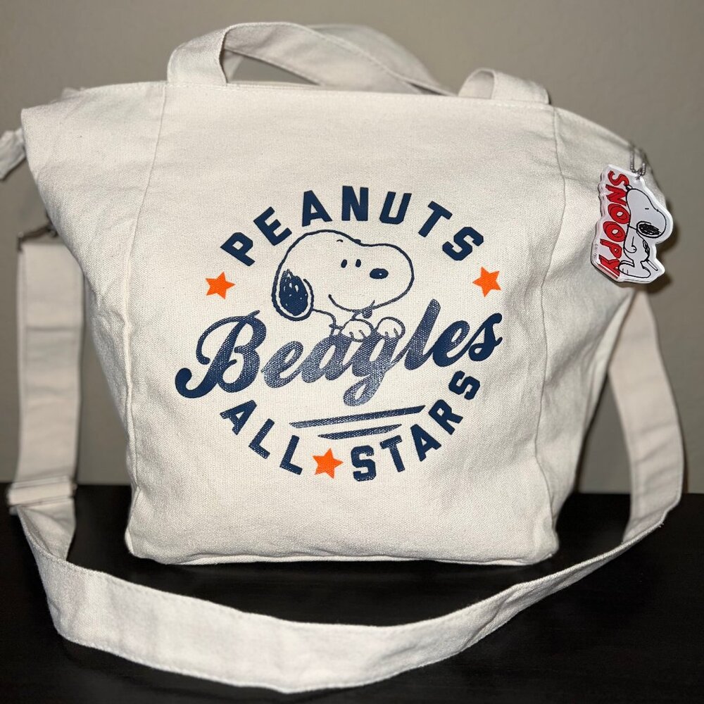 Snoopy canvas material Tote Bag for the Snoopy Fan